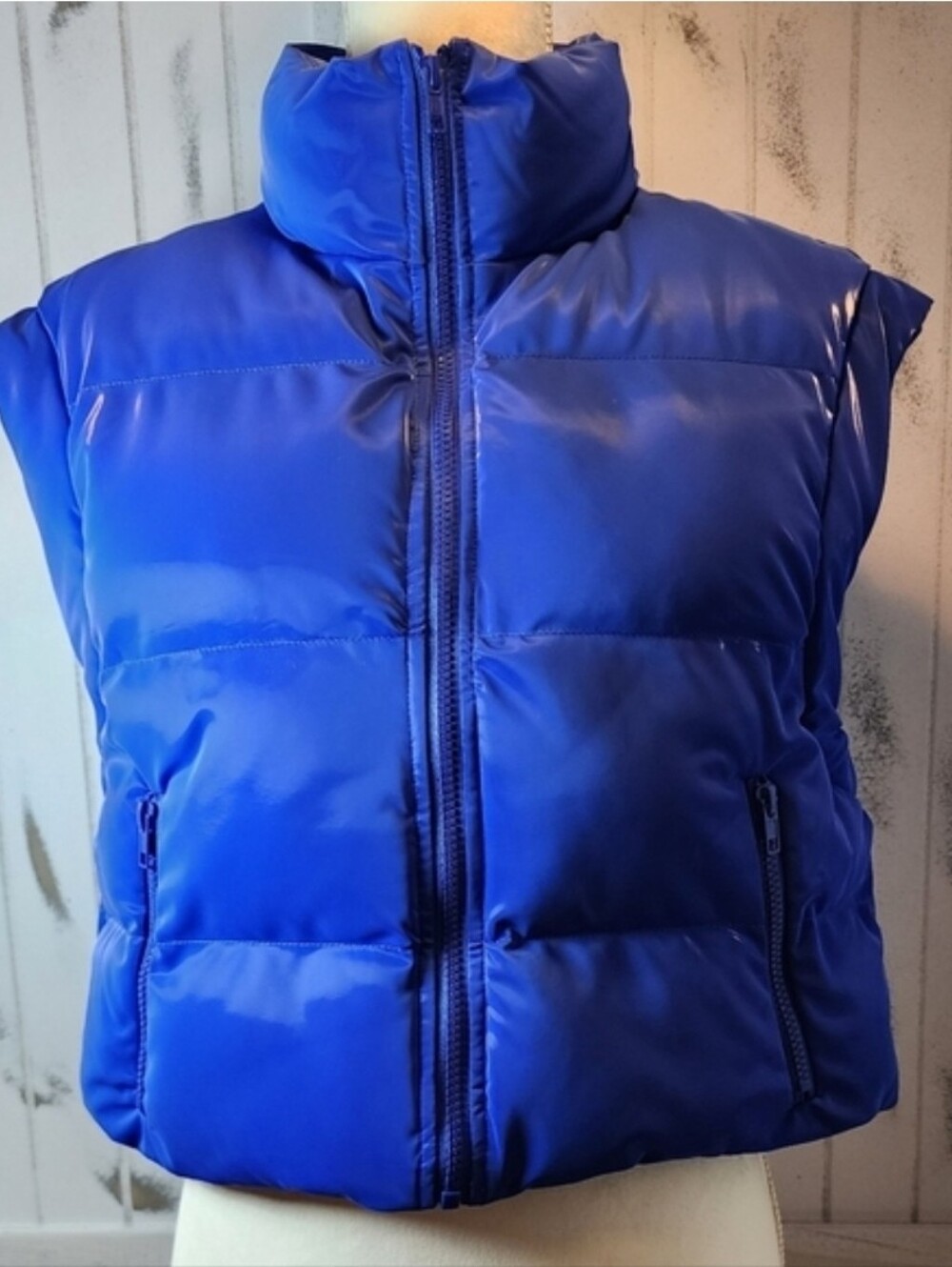 Sage & Fig Cobalt Blue Puffer Vest - Picture 10 of 10